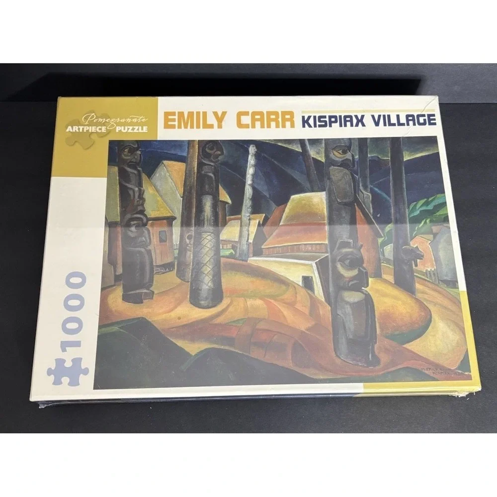 Pomegranate Art Piece Puzzle Emily Carr Kispiax Village 1000 Pieces SEALED